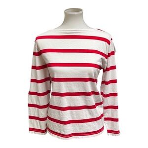J Crew Cotton Striped Pullover